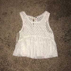 FREE PEOPLE LACE TOP XS BARELY WORN